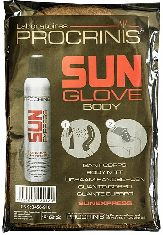 Laboratoires Procrinis Sunglove Gant Corps Rukavica za samotamnjenje