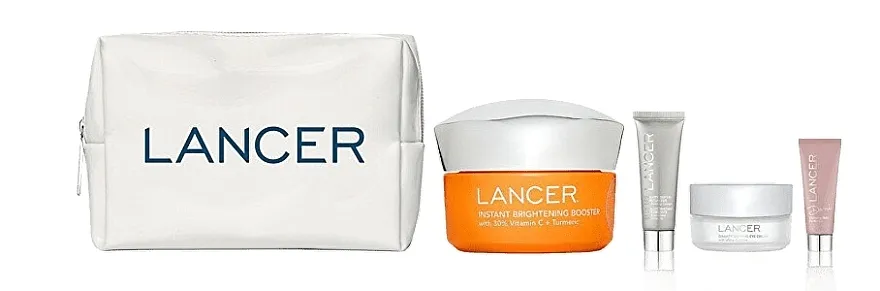 Lancer Instant Glowing Gift Set (cr/50ml+cr/7.5ml+cr/7.5ml+eye/cr/5ml+bag)