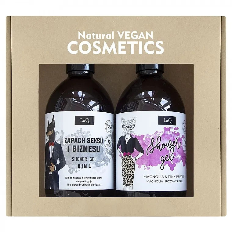 LaQ Dobermann &amp; Magnolia (sh/gel/2x500ml) Set