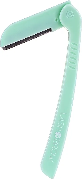 Lash Brow Brijač za obrve i lice, preklopni, zeleni