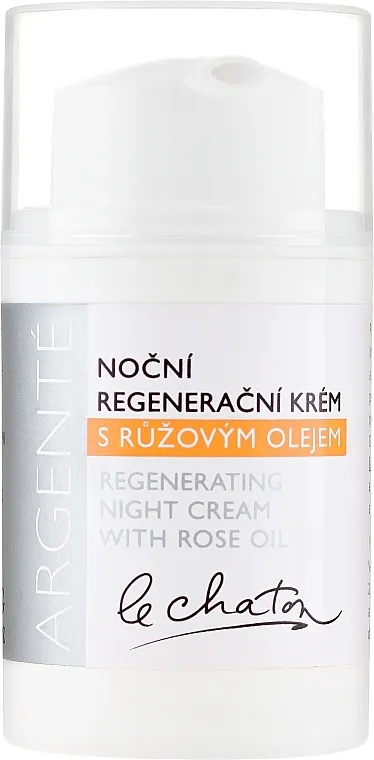 Le Chaton Argente Night Regeneration Cream With Rose Oil Noćna krema