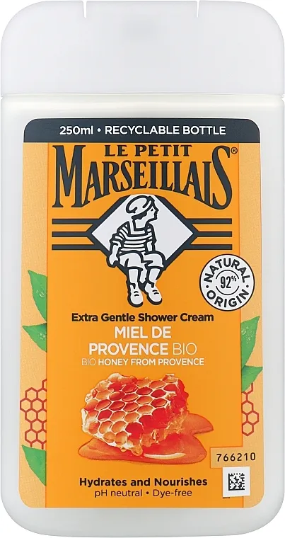 Le Petit Marseillais Bio Honey From Provence Extra Gentle Shower Cream Bio gel za tuširanje "Uživanje u medu"