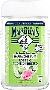 Le Petit Marseillais Extra Gentle Shower Gel Bio Rose &amp; Bio Cucumber Gel za tuširanje Ruža i krastavac