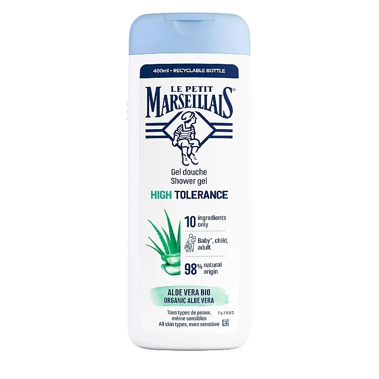 Le Petit Marseillais High Tolerance Aloe Vera Bio Moisturizing Shower Gel Gel za tuširanje "Aloe Vera"