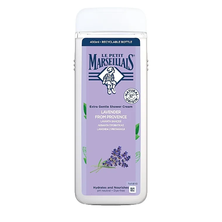 Le Petit Marseillais Lavender From Provence Extra Gentle Shower Cream Gel za tuširanje Provansalska lavanda