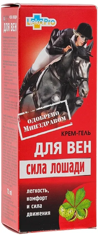 LekoPro Krema-gel za vene "Konjska snaga"