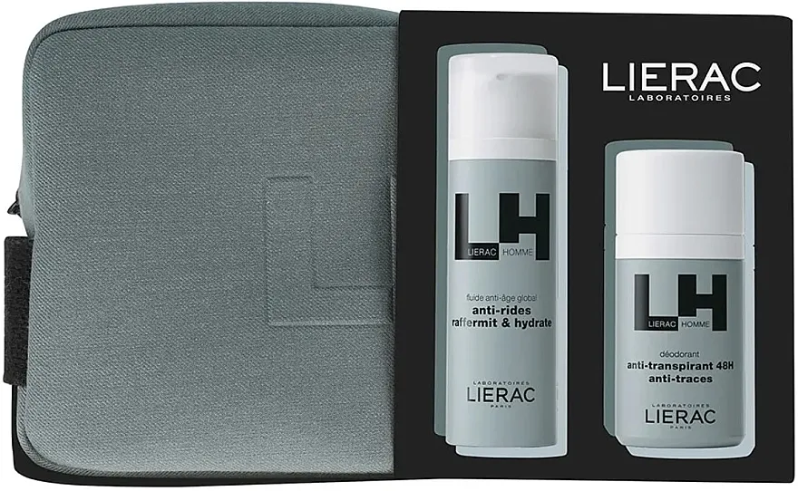 Lierac Homme (fluid/50ml + deo/50ml + bag/1pc) Set