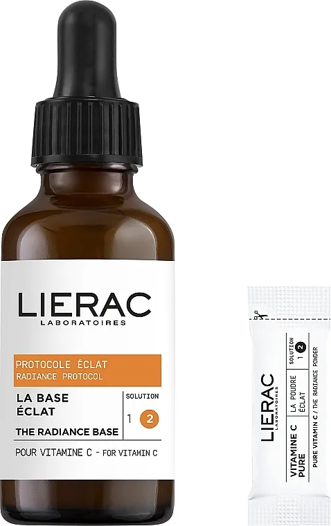 Lierac Radiance Protocole (f/ser/30ml + conc/14pcs) Set