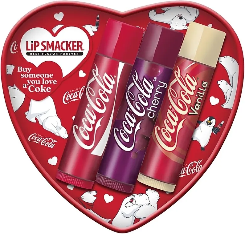 Lip Smacker Coca-Cola Best Flavor Forever (lip/balm/3x4g) Set balzama za usne