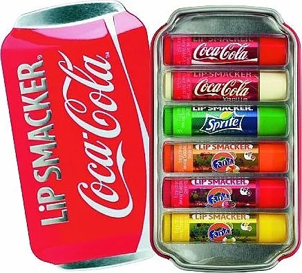 Lip Smacker Coca-Cola Flavored Lip Gloss Collection (balm/6x4g) Set balzama za usne