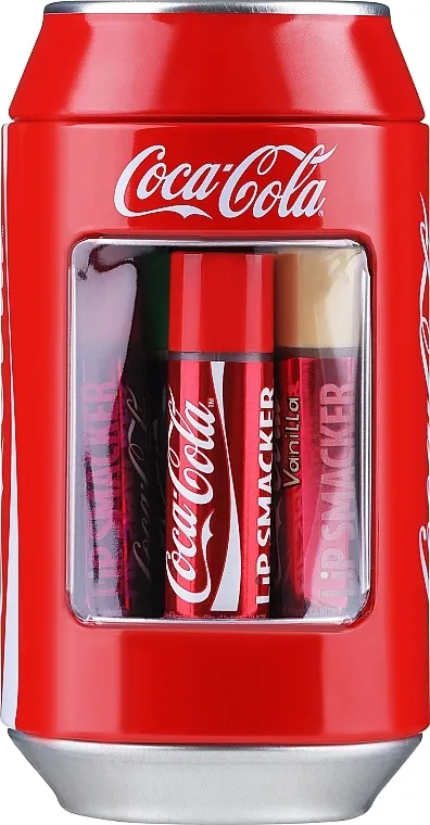 Lip Smacker Coca-Cola (lip/balm/6x4g) Set balzama za usne u klasičnoj limenoj tegli