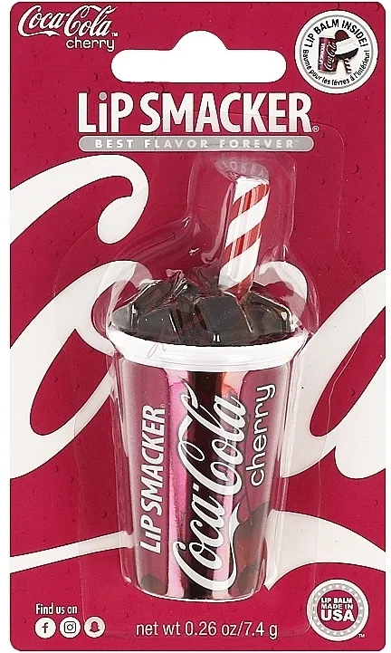 Lip Smacker Lip Balm Coca Cola Cherry Balzam za usne "Coca-Cola trešnja"