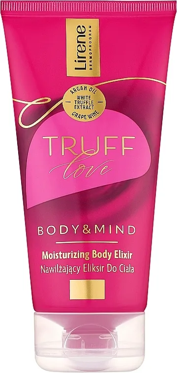 Lirene Body &amp; Mind Truff Love Moisturizing Body Elixir Hidratantni eliksir za telo sa ekstraktom vina