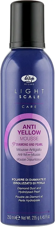 Lisap Light Scale Anti Yellow Mousse Pjena protiv žutila s ljubičastim pigmentima