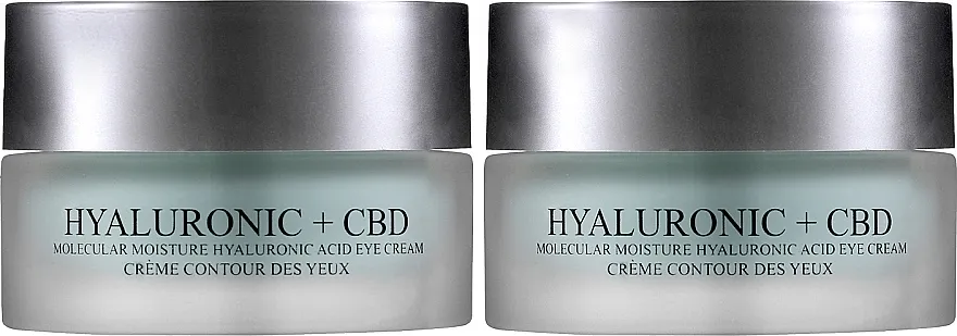 London Botanical Laboratories Hyaluronic acid+CBD Molecular Moisture Surge Eye Cream (cr/20ml + cr/20ml) Set