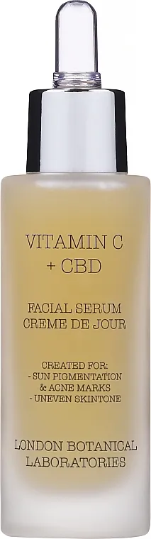 London Botanical Laboratories Vitamin C + CBD Serum Serum za lice