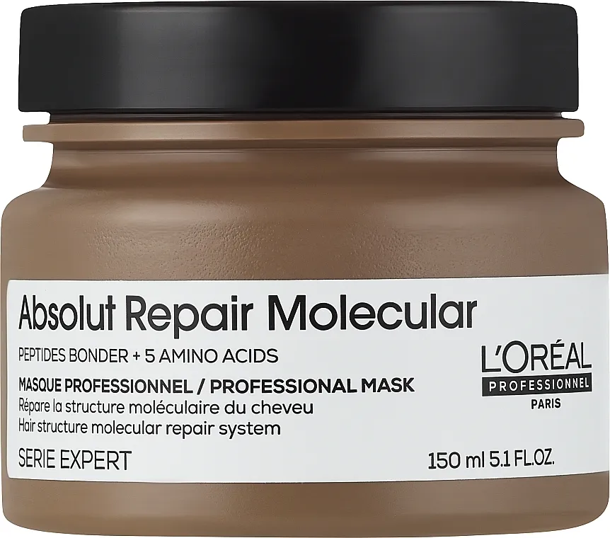 L`Oreal Professionnel Absolut Repair Molecular Mask Profesionalna koncentrovana maska za ispiranje za molekularnu reparaciju strukture oštećene kose