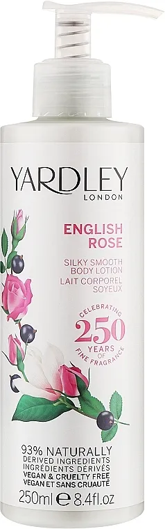Losion za tijelo Yardley Contemporary Classics English Rose