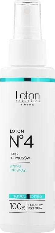 Loton 4 Hairspray Prirodni lak za kosu
