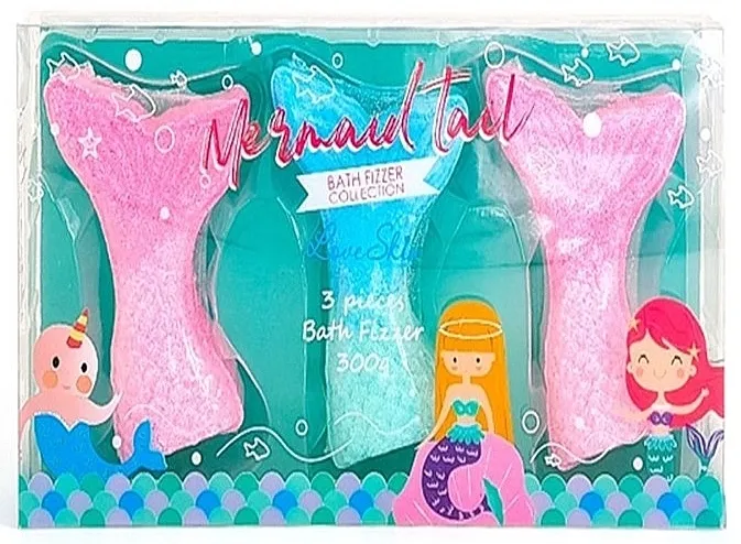 Love Skin Magic Mermaid (bath bombs/3x100g) Set mirisnih kuglica za kupanje