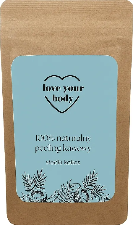 Love Your Body Peeling Piling za tijelo od kave "Slatki kokos"