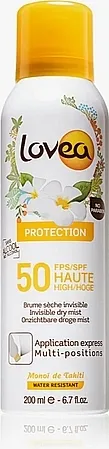 Lovea High Protection &amp; Tanning Mist SPF 50 Sprej za sunčanje SPF 50