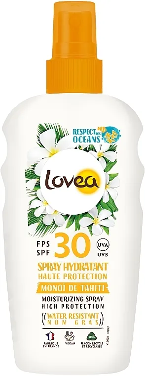 Lovea Monoi de Tahiti Moisturizing Spray SPF30 Hidratantni sprej za sunčanje SPF30