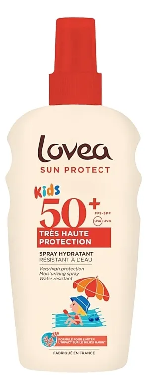 Lovea Sun Protect Kids Very Hight Protection Moisturizing Spray SPF 50+ Dečiji hidratantni sprej za zaštitu od sunca sa veoma visokim stepenom zaštite