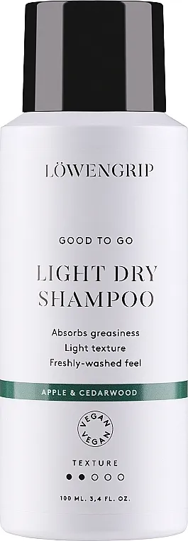 Lowengrip Good To Go Light Dry Shampoo Apple &amp; Cedarwood Suvi šampon za kosu 'Jabuka i kedar'