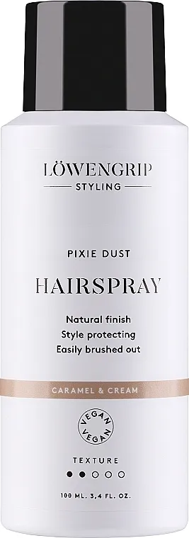 Lowengrip Pixie Dust Hairspray Caramel &amp; Cream Lagani lak za kosu 'Karamela i šlag'