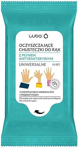 Luba Wipes Antibakterijske vlažne maramice s ekstraktom kadulje