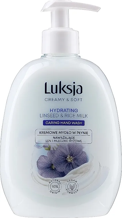 Luksja Creamy &amp; Soft Hydrating Linseed &amp; Rice Milk Tekući krem sapun
