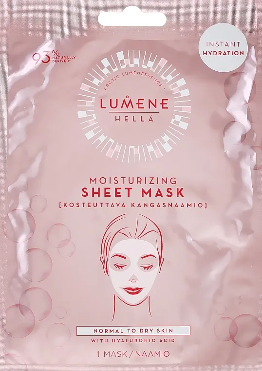 Lumene Hella Moisturizing Sheet Mask Hidratantna sheet maska za lice