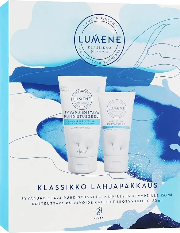 Lumene Klassikko Gift Box (f/gel/150ml + f/cr/50ml) Set