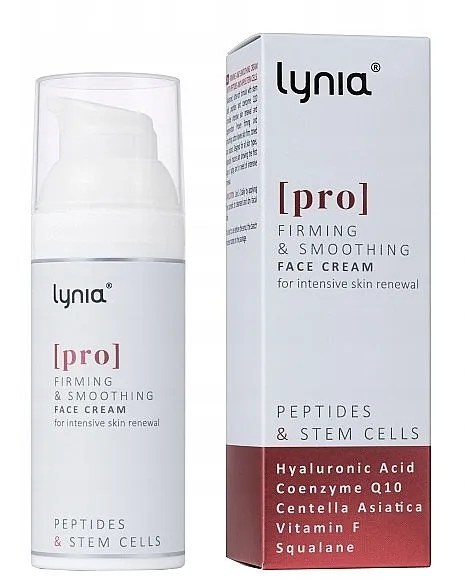 Lynia Pro Firming And Smoothing Face Cream Krema za učvršćivanje i zaglađivanje sa peptidima i matičnim ćelijama