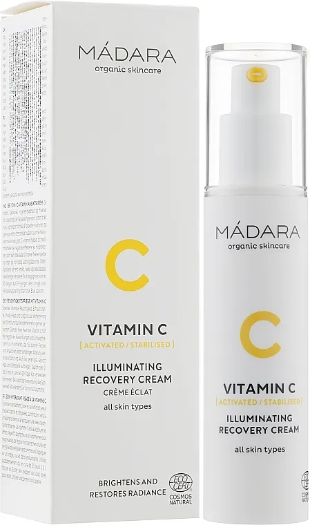 Madara Cosmetics Vitamin C Illuminating Recovery C Cream Hidratantna krema za lice sa vitaminom C