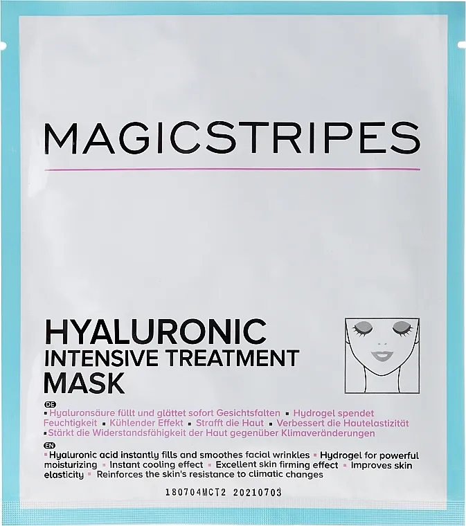 Magicstripes Hyaluronic Intensive Treatment Mask Intenzivna hidratantna maska sa hijaluronskom kiselinom