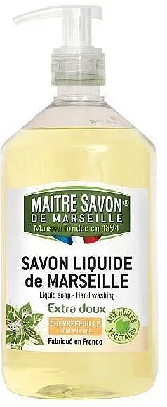 Maitre Savon De Marseille Savon Liquide De Marseille Chevrefeuille Liquid Soap Tekući marsejski sapun "Kozokrvina"