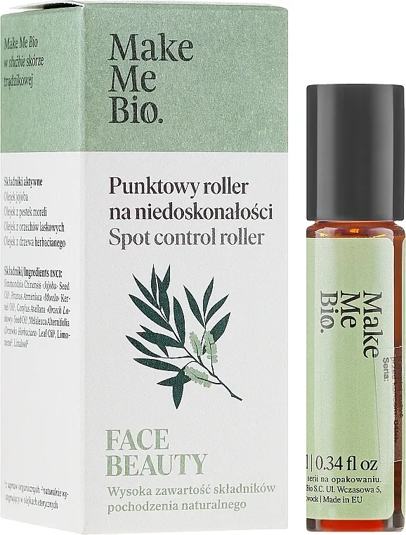 Make Me Bio Face Beauty Spot Control Roller Spot roller za nesavršenosti "Čajevac"