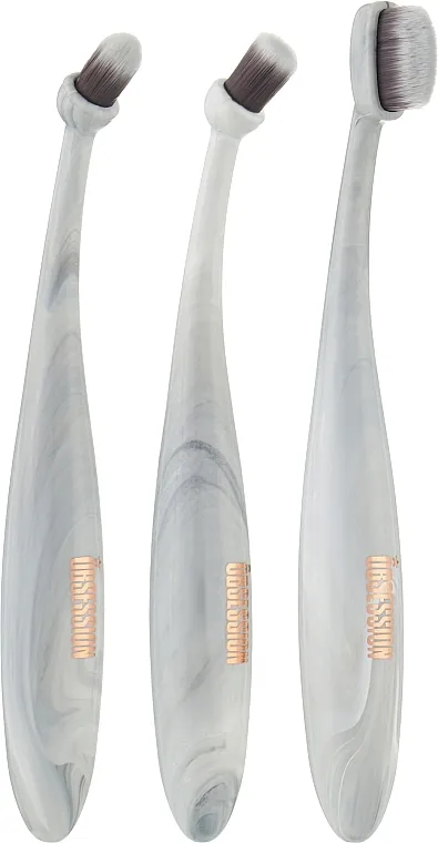 Makeup Obsession Marble Eye Brush Collection Set kistova za šminkanje očiju, 3 kom
