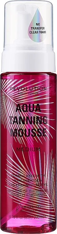 Makeup Revolution Beauty Aqua Tanning Mousse Mousse za sunčanje