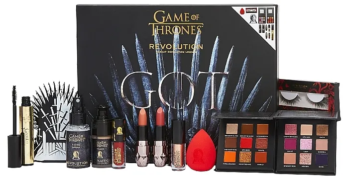 Makeup Revolution X Game Of Thrones 12 Days Advent Calendar Set "Adventski kalendar", 12 proizvoda