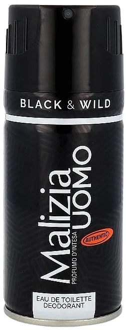 Malizia Uomo Black &amp; Wild Deodorant Spray Dezodorans u spreju za muškarce