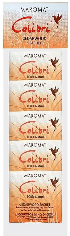 Maroma Colibri Mini Sachet Strip Cedarwood Aromatične mini-vrećice Kedrovina