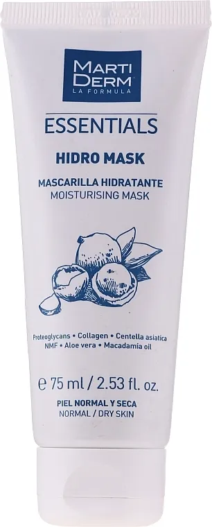 MartiDerm Essentials Hidro Mask Hidratantna maska za lice za normalnu i suvu kožu