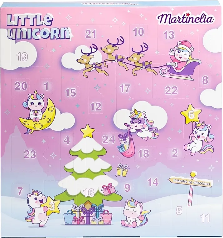 Martinelia Little Unicorn Advent Calendar Adventski kalendar, 24 proizvoda
