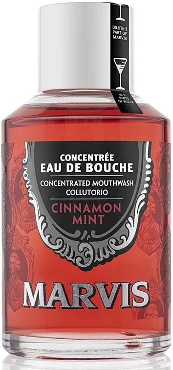 Marvis Concentrate Cinnamon Mint Mouthwash Vodica za ispiranje usta "Cimet i menta"