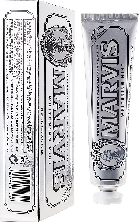Marvis Whitening Mint + Xylitol Xylitol pasta za izbjeljivanje zuba
