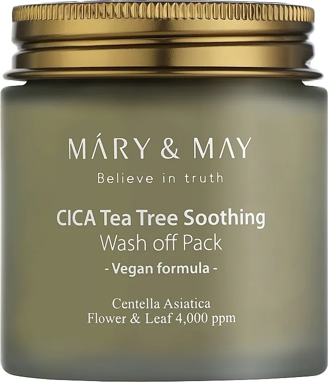 Mary &amp; May Cica Tea Tree Soothing Wash Off Pack Umirujuća maska ​​za čišćenje lica
