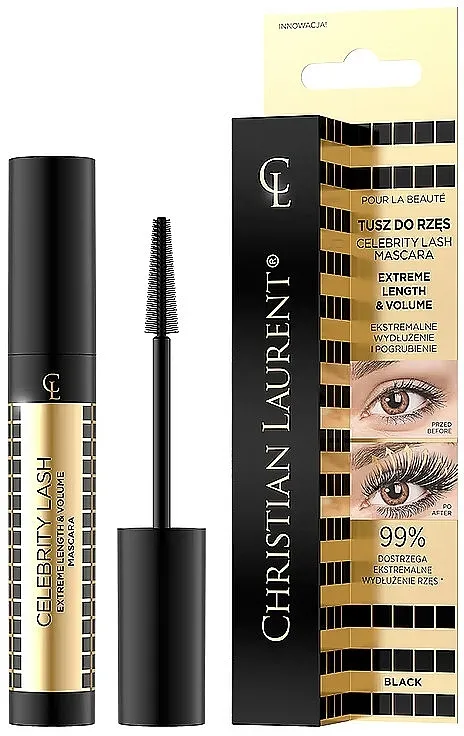 Maskara Christian Laurent Celebrity Lash Extreme Length &amp; Volume Mascara